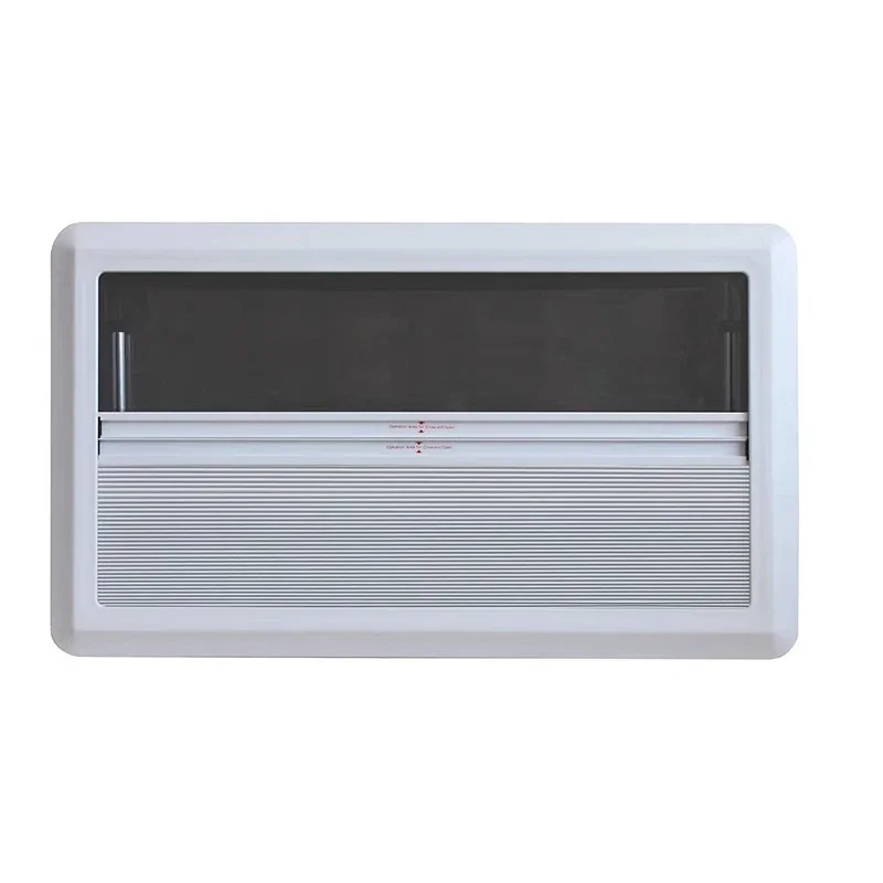 500X350MM RV Accessories Sliding Window Round Corner Double Layer UV Protection for Caravan Camper Trailer RV Pull Push Windows