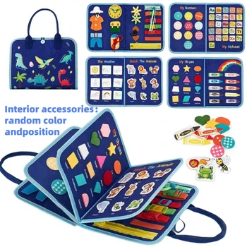 Toddler Montessori Busy Board 1