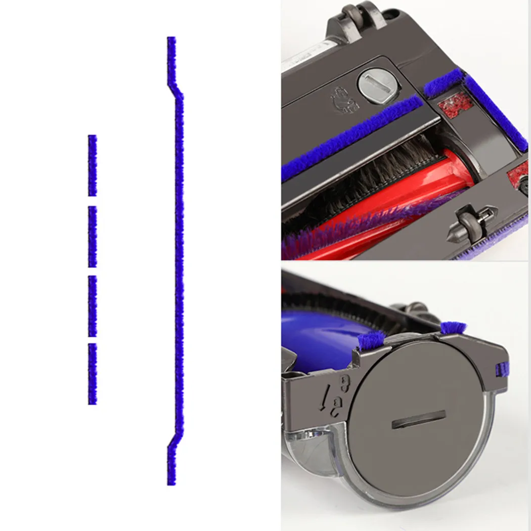 5Pcs Vacuum Cleaner Soft Fur Strips For Dyson V6 V7 Series Vacuum