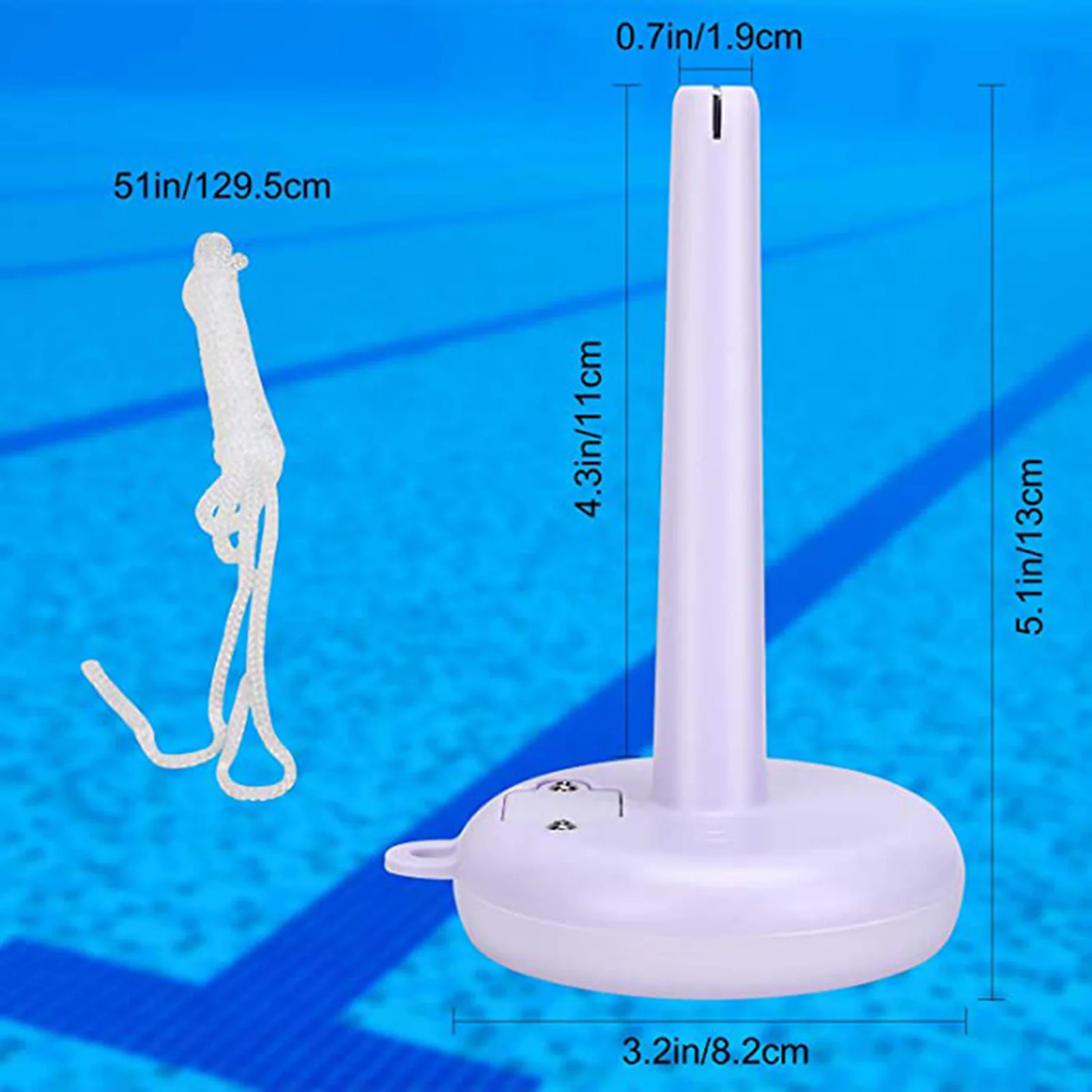 Waterproof Solar Swimming Pool Thermometer Scale Accurate Readings Thermometer for Most Types of Swimming Pool 6