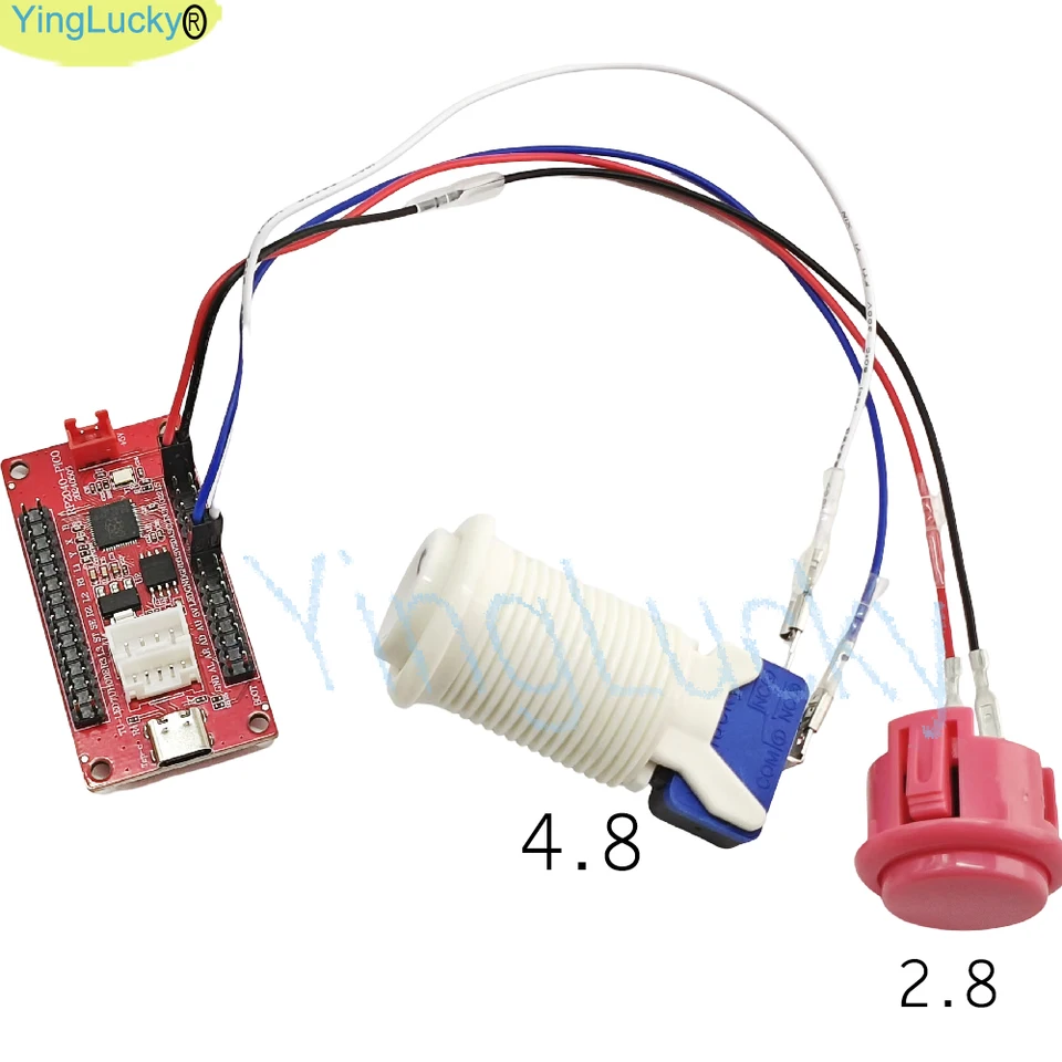 低遅延アーケードコントローラー　Raspberry Pi Pico 使用　8 低遅延アーケードコントローラー Raspberry Pi Pico 使用 8 低