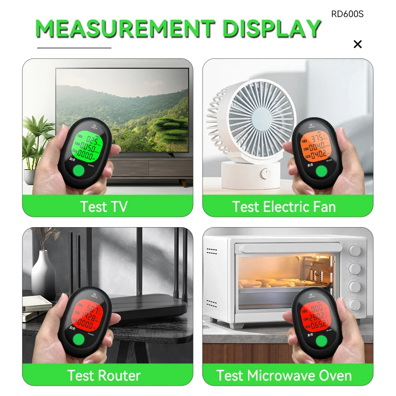 R&D RD600S EMF Meter Portable Electromagnetic Field Radiation Detector 3 in 1 EMF Detector Ghost Hunting Paranormal Equipment 5