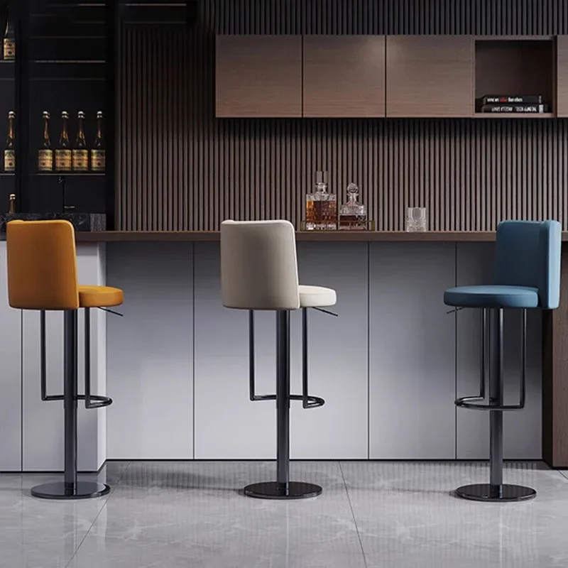

Скандинавские кованые барные стулья для кухни, современный минималистичный высокий барный стул, креативный дизайн, подлокотник для кафе, мебель для бара