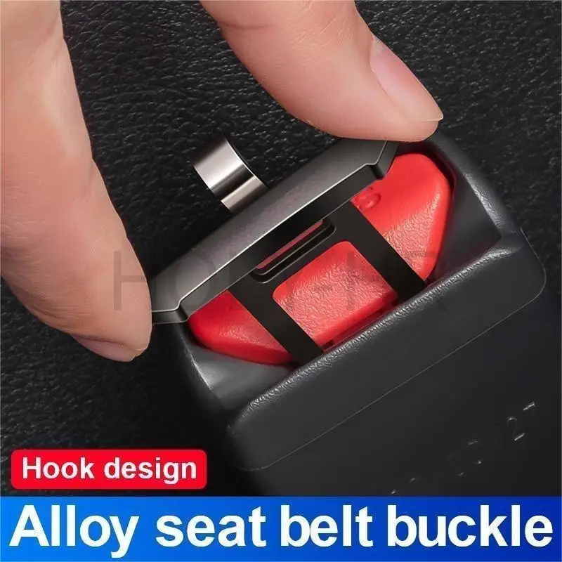 Car Seat belt lock clamp slot attachment limiter thickness extender insert slice connector strap Insert strap with Hook seat belt extender seat belt tongue insert seat belt lock