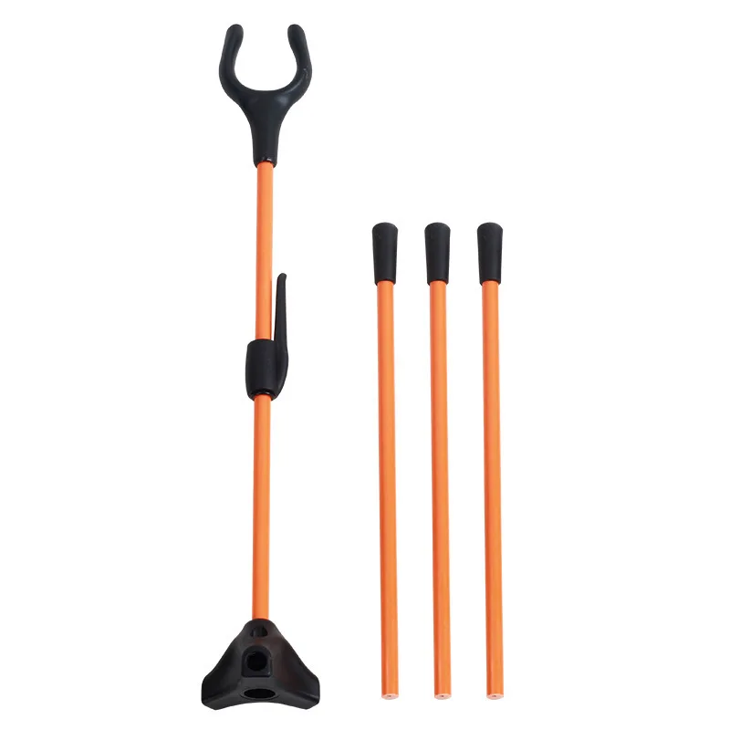 Bow Stand Foldable Archery Recurve Bow Stand Rack Holder for Recurve Longbow Takedown Glass Fiber Portable Mutiple Color archery bow stand