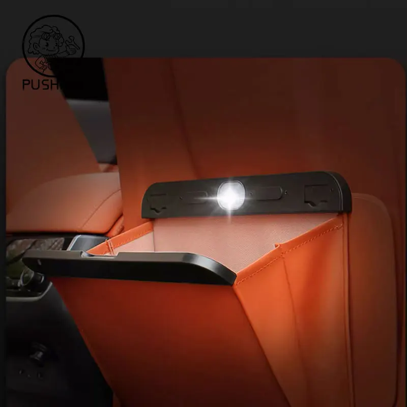 For Li Lixiang L7 L8 L9 Car Rear Garbage Bag Interior Car Seat Back Hanging Chair Back Storage Bag Accessories