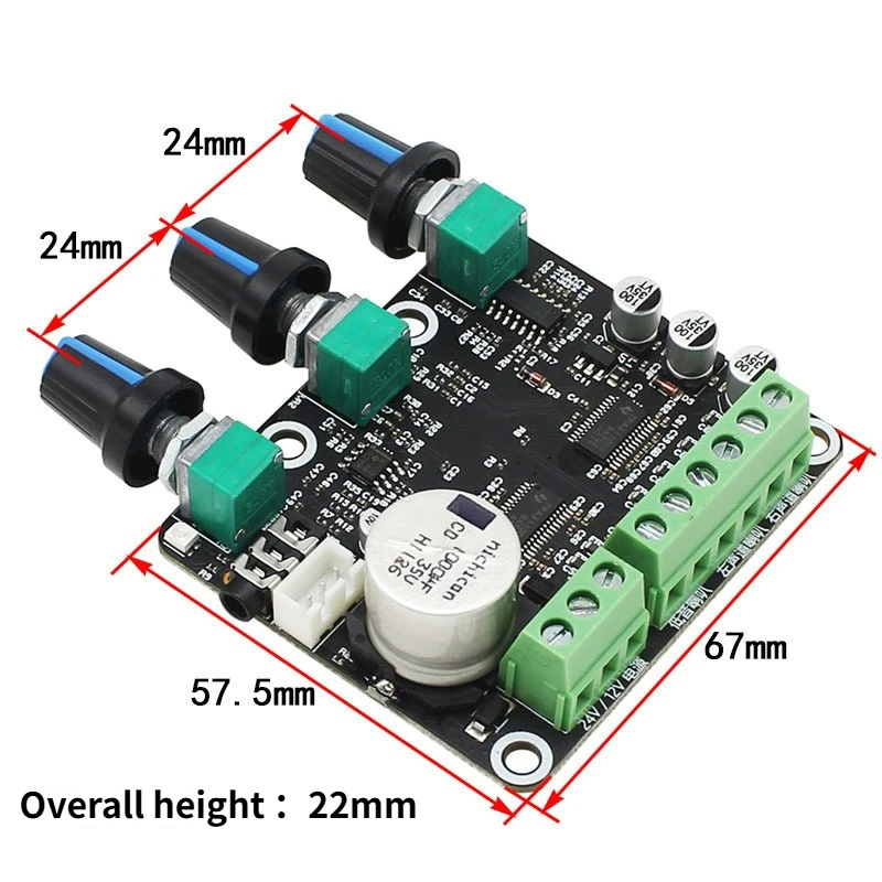 SOTAMIA TPA3110D2 2.1 3채널 디지털 파워 앰프 보드 2*15W+30W 서브우퍼 DIY 컴퓨터 HIFI 스피커 모듈
