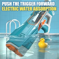 43cm Full Electric Automatic Water Storage Gun Toys Portable Children Summer Beach Outdoor Fight Fantasy Toys for Boys Kids Game 2