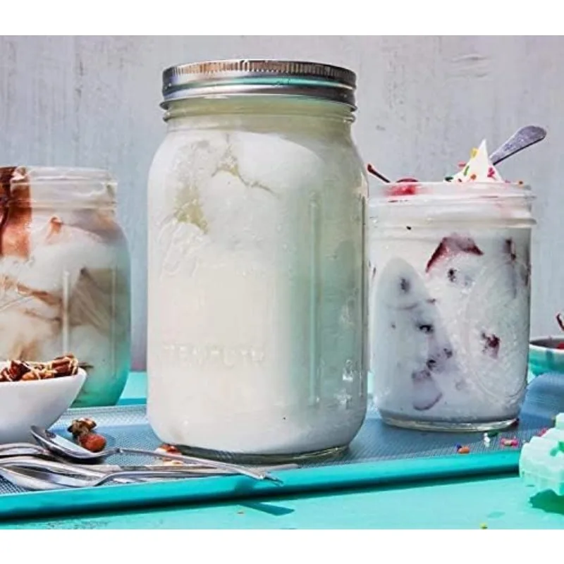 32 oz, 12 Pack Quart Mason Jars With Wide Mouth Lids, Glass Jars for Canning, Food Storage, Meal Prep, DIY Projects etc. 5