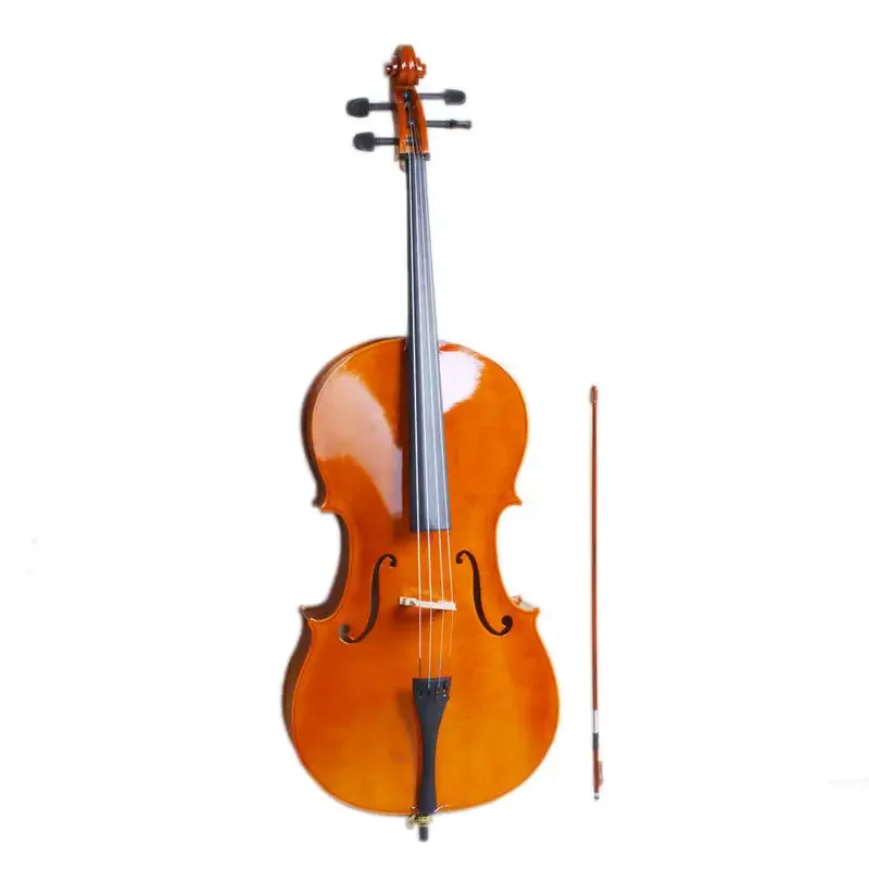 4/4 Wooden Cello Full Size Beginner Student Adult Grading Cello