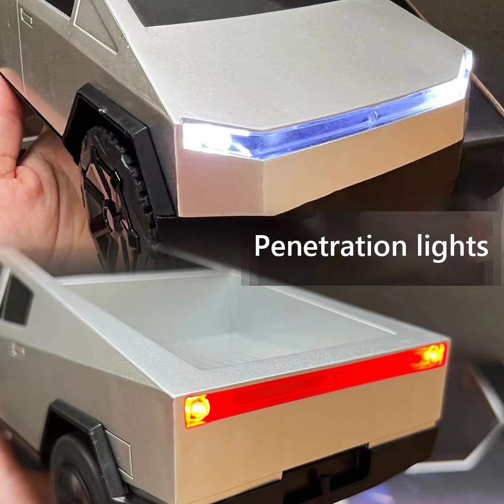 For Tesla Cybertruck Remote Control Car with 2.4GHz Remote Control Simulation Pickup Car Model Remote Control Toy Trucks 5