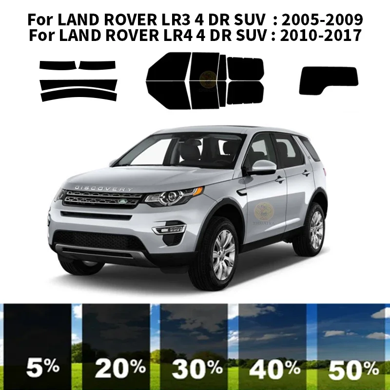 

Precut nanoceramics car UV Window Tint Kit Automotive Window Film For LAND ROVER LR4 4 DR SUV 2010-2017