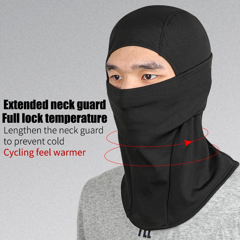 WEST BIKING Thermal Winter Balaclava Cycling Full Face Mask Warm Outdoor Sports Bicycle Motorcycle Ski Fishing Fleece Scarf Cap