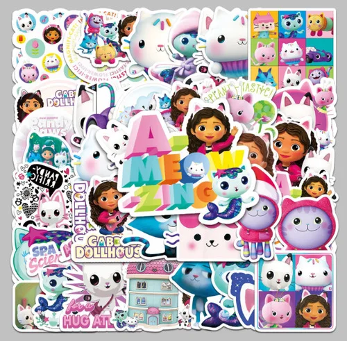 Gabby Dollhouse Geburtstagsparty Dekoration Geschenktüten Hängendes Banner Tischdecke Tischgeschirr für Kinder Happy Birthday Party Zubehör – Detail 30