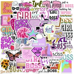 10/50Pcs Boss Girl Graffiti Sticker Personalized Decoration Guitar Laptop Luggage DIY Material Helmet Waterproof Decal Toys