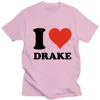 I Love Drake Graphics Cotton T-Shirts Print Men Women Hip Hop Short Sleeve T Shirt Oversized Harajuku Unisex Tees Tops Clothing 3