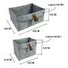 Desktop Storage Baskets Felt fabric Bedroom countertop Organize Basket Pen holder Sundries Cosmetics Storage,Basket of flowe 6
