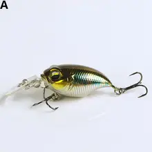  38mm/6g 3D Eye Laser-printed Floating Crank Bait Fishing Lure Crankbait Swimbait Wobbler Artificial Trout Lures Luya Accessories 