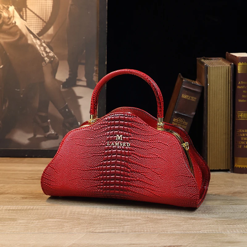 Crocodile Leather Bag Designer Handbag