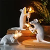 Dropshipping Nordic Mouse LED Table Lamp Modern Style Home Room Bedside Table Lights Indoor Home Decoration Lighting Stand Lamps 5