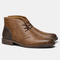 Size 7-12 Men Desert Boots Retro American style Men Ankle Boots - Image 6