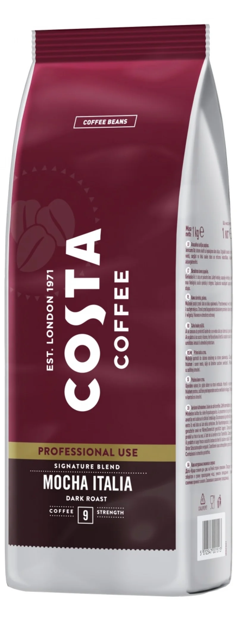 Costa Coffee Kawa ziarnista Signature Mocha Italia Dark 1 kg z Polski za $15.97 / ~59zł