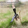 1 Set, No Bending, Standing, Manual Foot Stepping Lawn Mower, Garden Weeding and Rooting Machine（Handle Not Included） 3