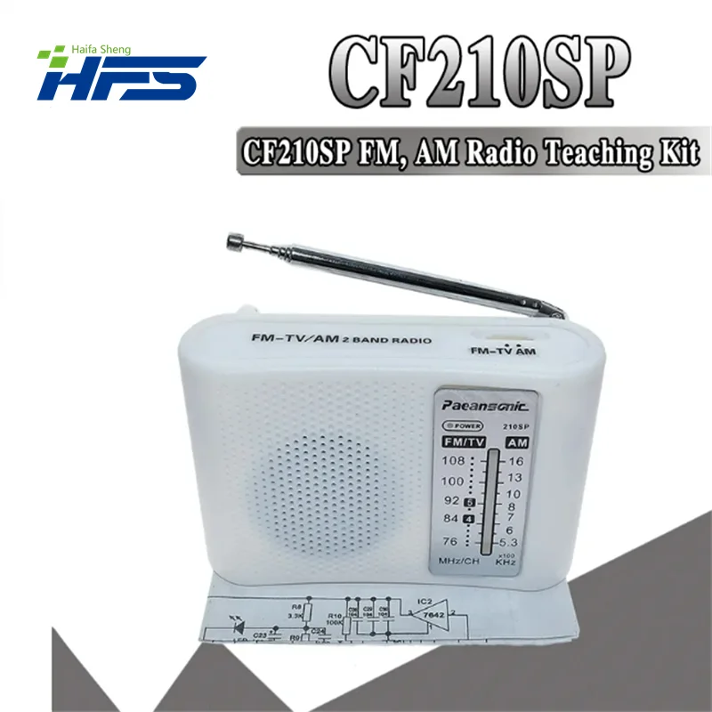 

CF210SP AM/FM Stereo Radio Kit DIY Electronic Assemble Set Kit For Learner July DropShip DIY laboratory