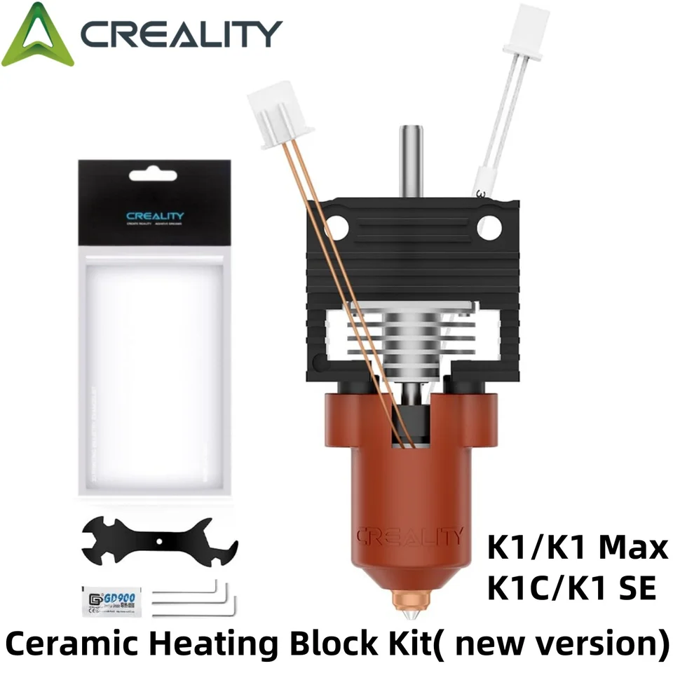 Para creality k1/k1 max hotend kit troca rápida bloco de aquecimento