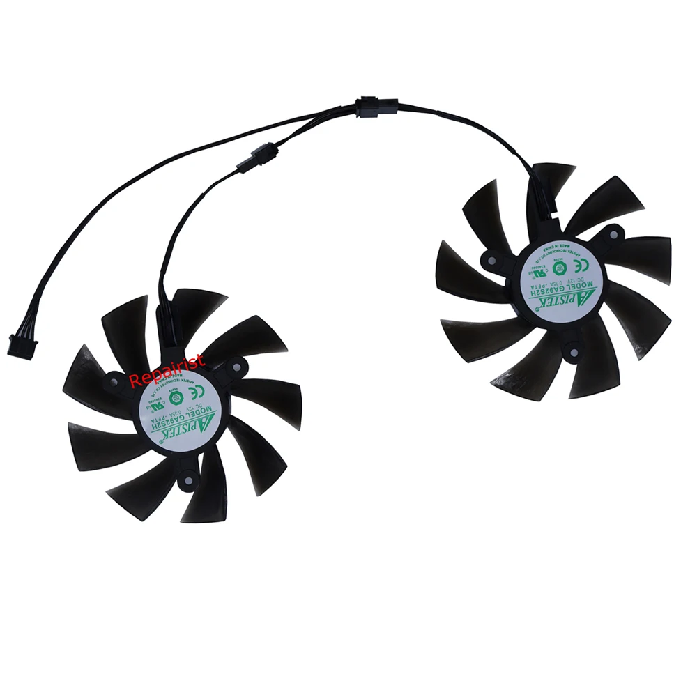 

2Pcs/Set,GA92S2H,CF9015H12S,Graphics Card Fan,VGA Cooler,For JIESHUO RTX3060 12GB,For JIESHUO RTX3070 8gb,For 51Risc RX580 8G