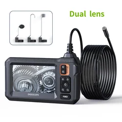 High-Definition Industrial Endoscope with 4.3 IPS Screen and Waterproof Design - 5m (Dual  lens)