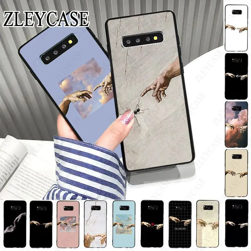 Creation Adam Anime Fundas Hone Cover Per Samsung Galaxy Note9 Note10Plus Note20Ultra S23 S21Fe S22Plus S24Ultra S20Fe Custodie