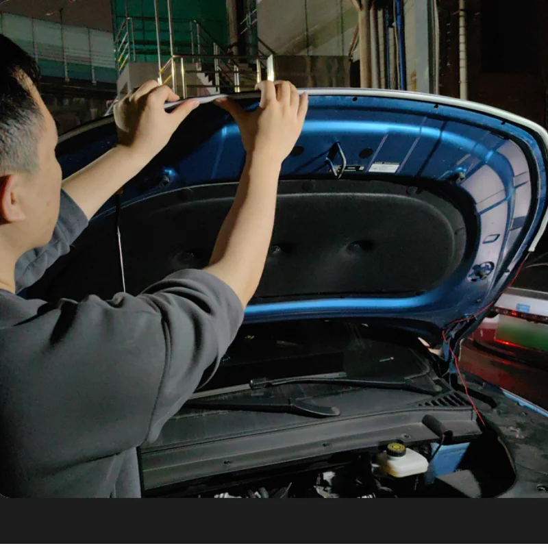 Byd Atto 3 Yuan Plus 다이나믹 라이트 실리콘 외부 튜브 밝기 LED 센터 잠금 해제 환영 스캔 라이트 수정 액세서리