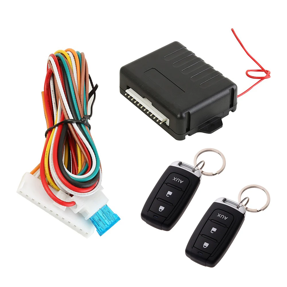 Car Door Locking Kit Entry Alarm System Auto Remote Central Keyless 410/T245 for Outdoor Parts Personal Car Supplies