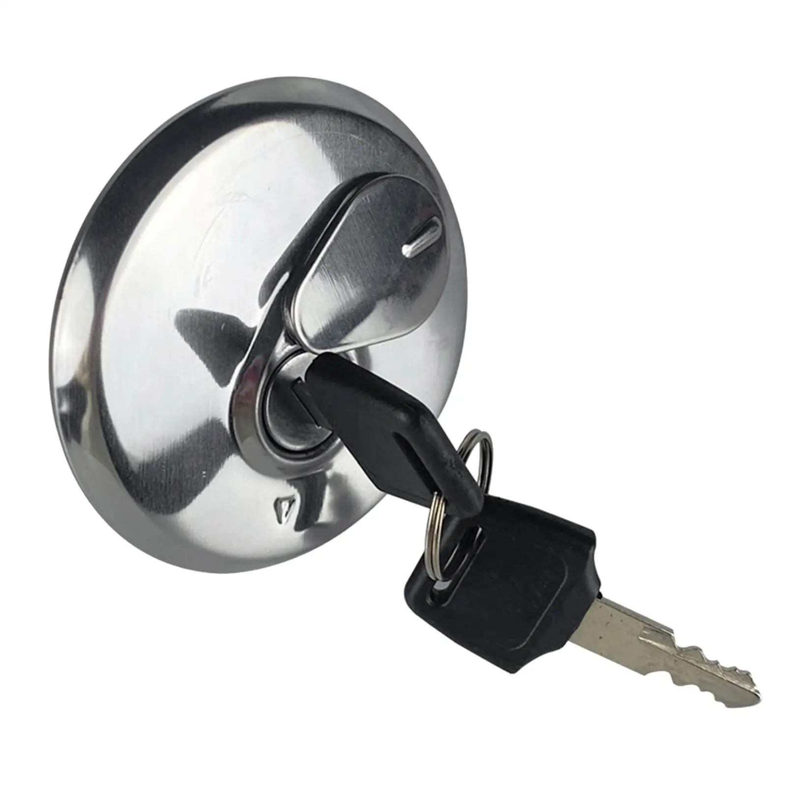 CNC Aluminum Motorcycle Fuel Gas Tank Cap Cover with 2 Keys Replaces for Suzuki Gn125 Spare Parts Durable Easier to Install