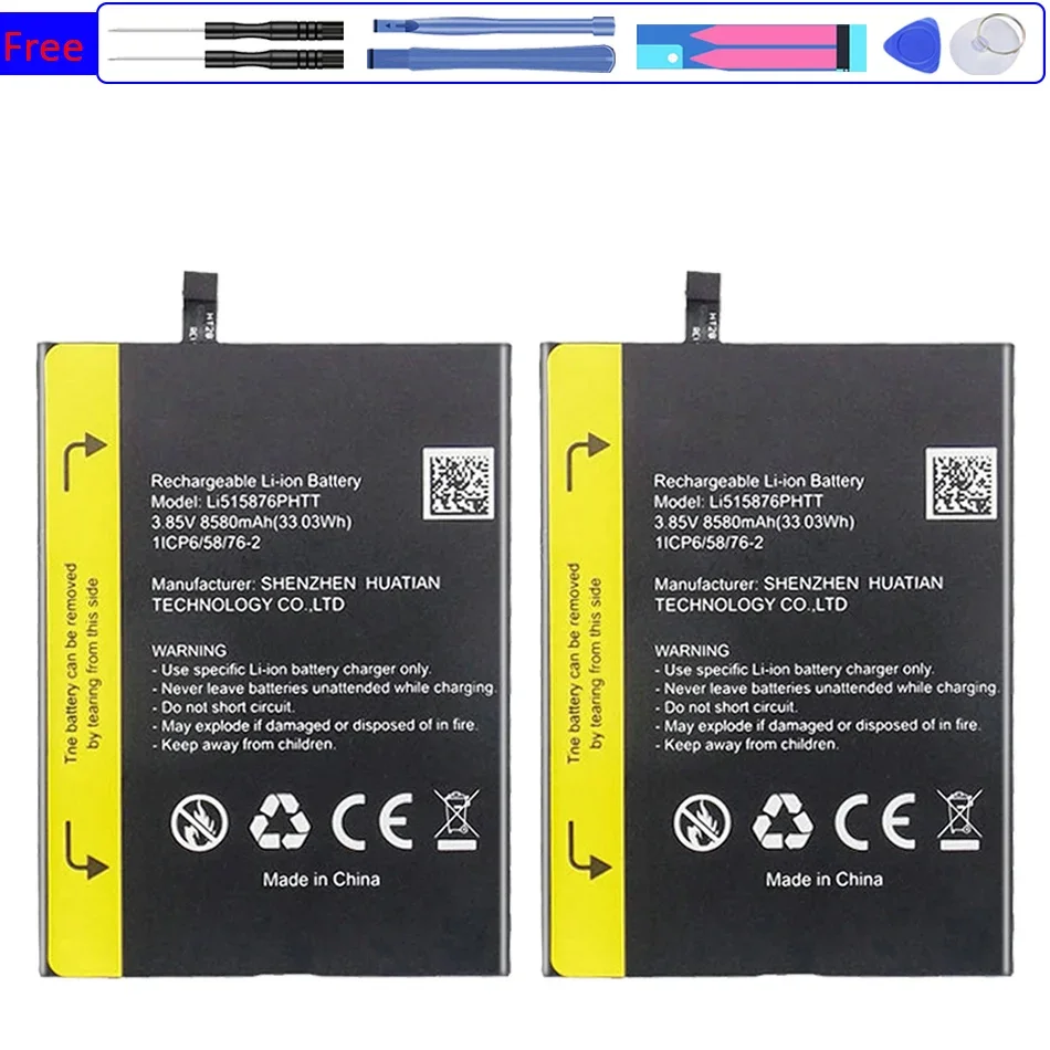 Мобильный телефон аккумулятор Li515876PHTT (bv6600) 8580mAh для Blackview BV6600 Helio A25