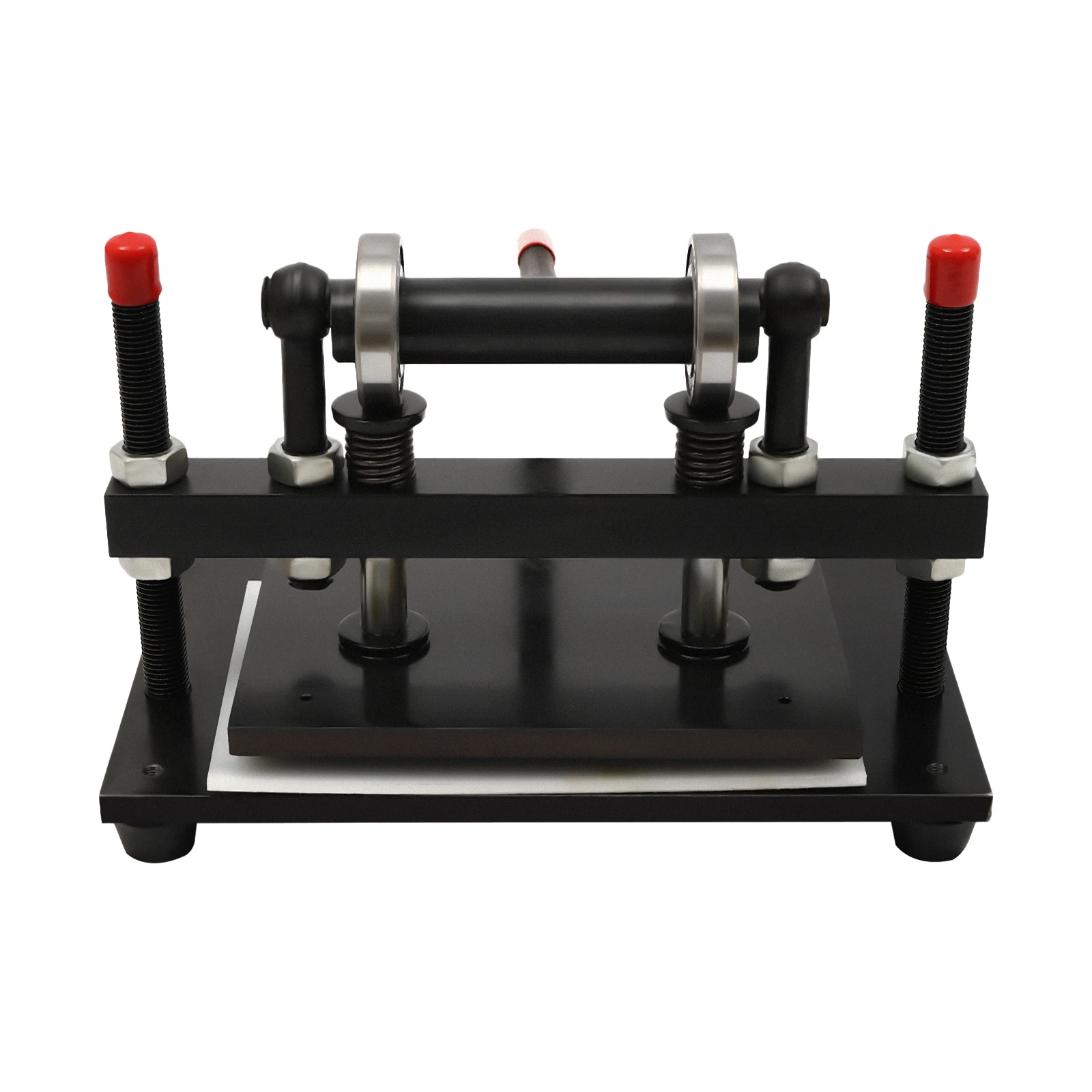 2T/4409lbs 0-100mm/0-4in Schwarze Lederschneidemaschine mit Nylonauflage & Schraubenschlüssel für Leder, Stoffe, Silikon, Gummi – Detail 9