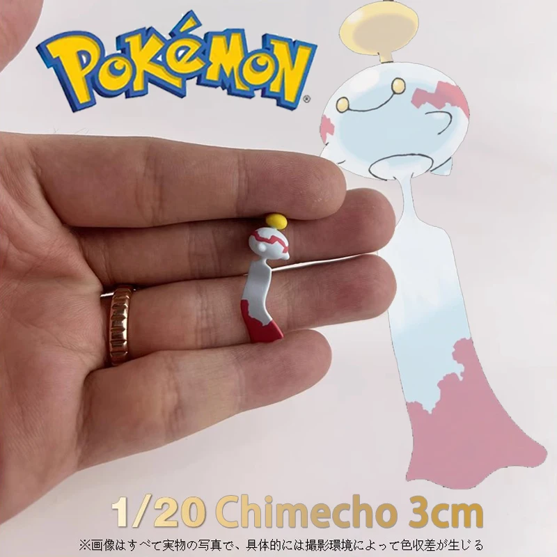 

Anime Pokemon Chimecho Chingling Action figures Studio 1/20 stereogram Scale world Model decoration Christmas birthday gift