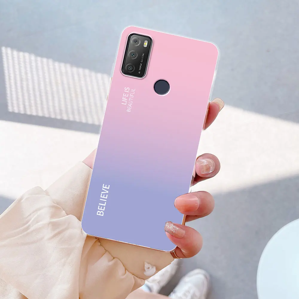 Clear Soft Silicone Phone Case with TPU Bumper