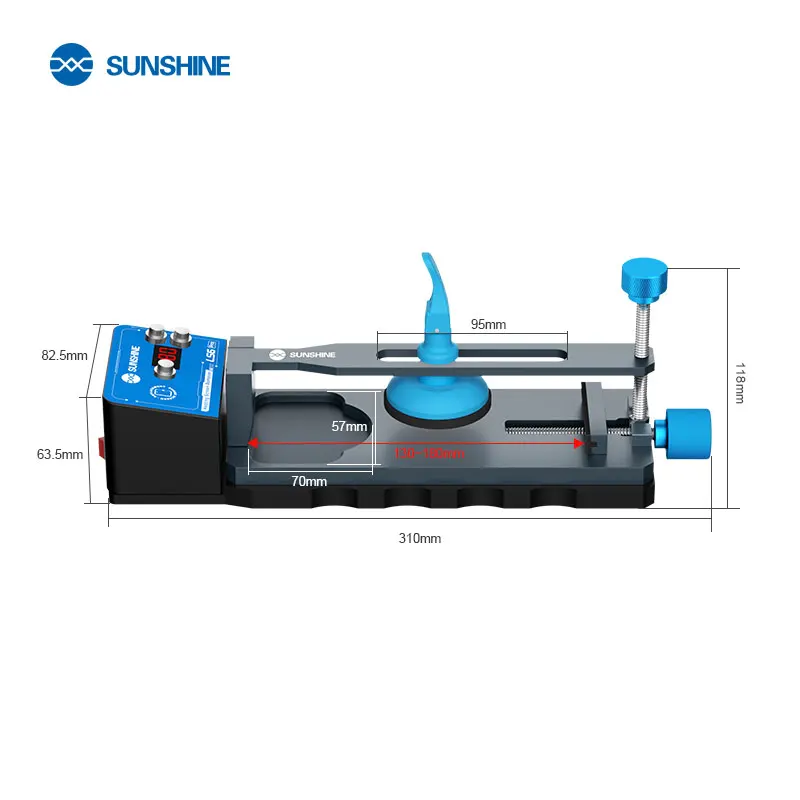 선샤인 LS6 프로 범용 휴대폰 LCD 스크린 분리기, ip17 안드로이드/IP 스크린 분리 고정 장치 수리 도구 지원