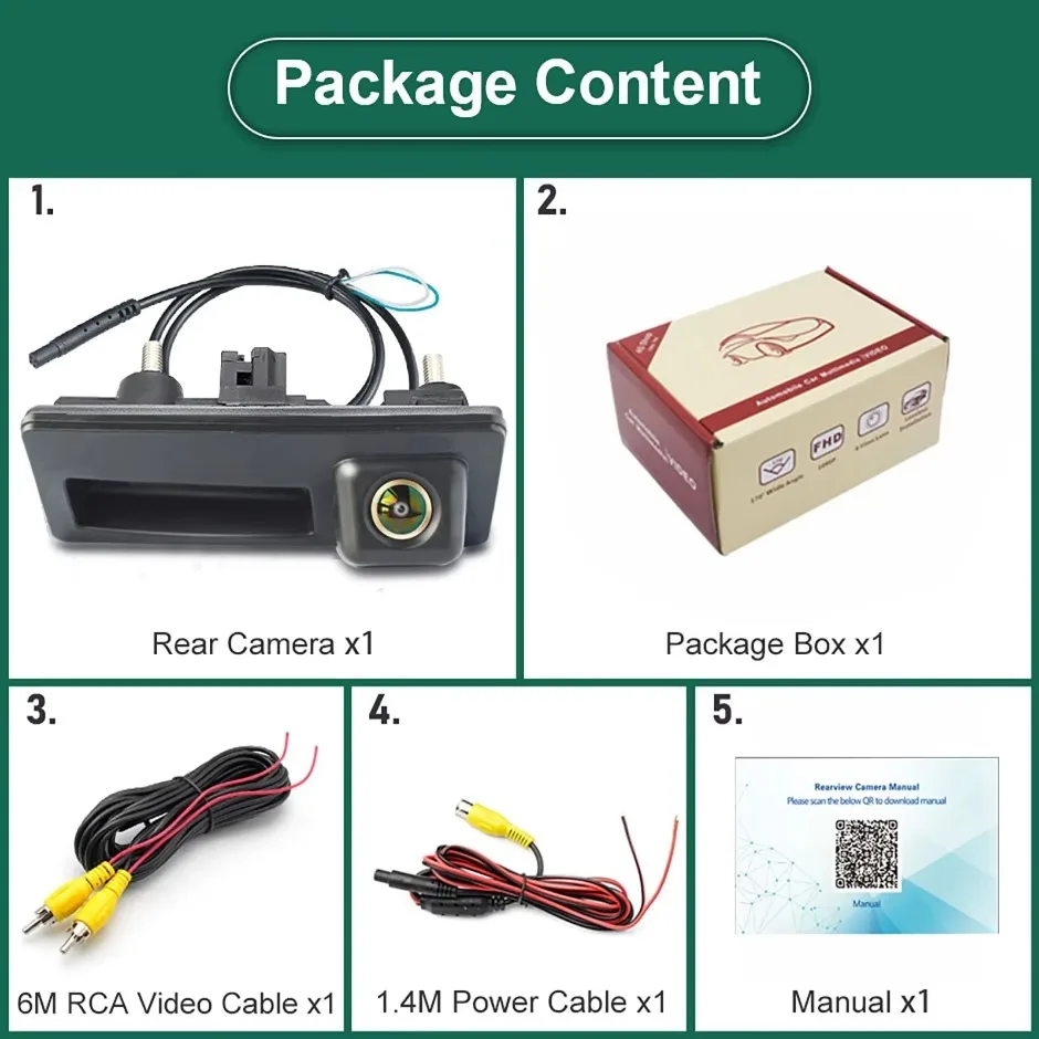backup camera signal options