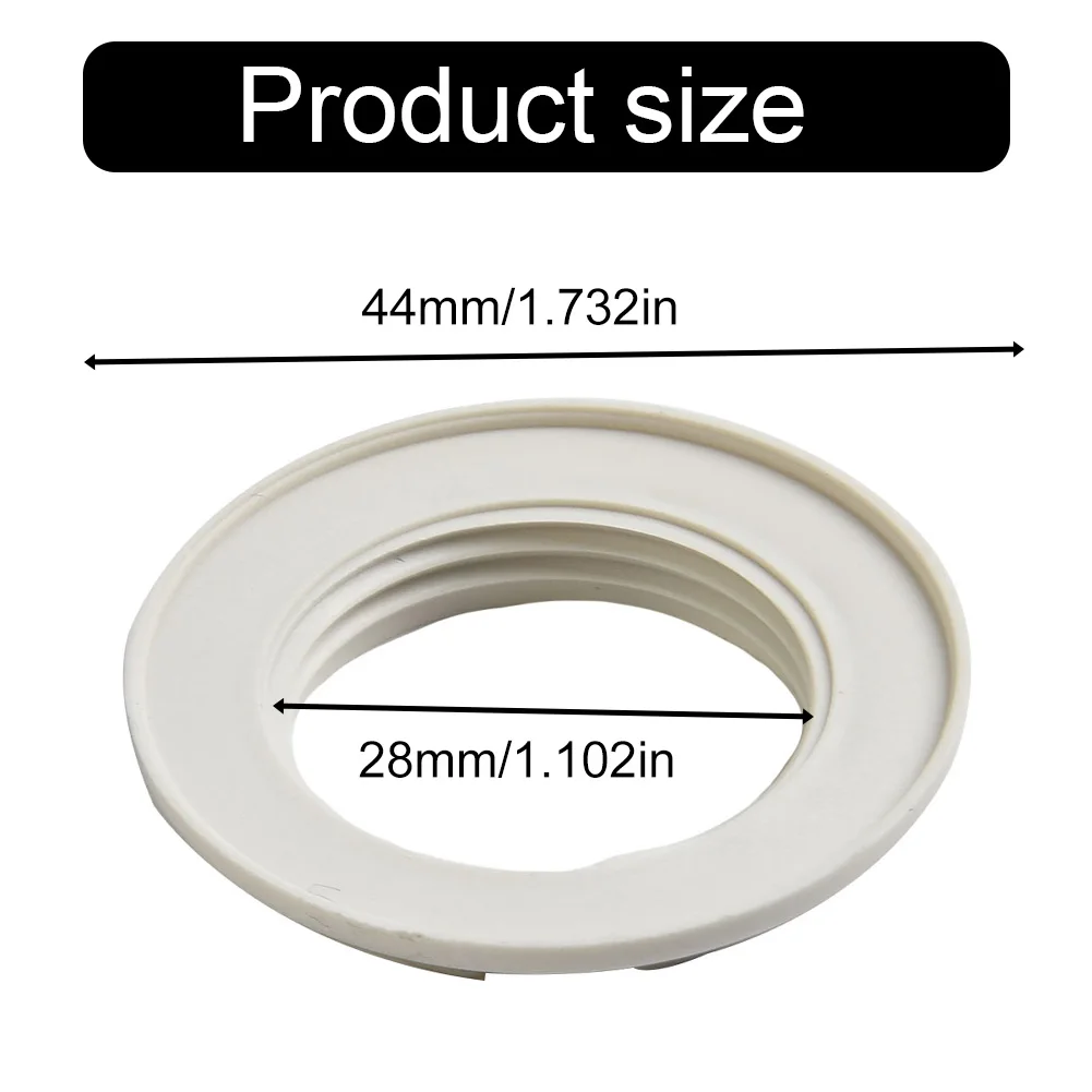 Lampen schirm Ring aufrüsten Sie Ihre Lampen mit langlebigen e14 Kunststoff Lampen schirm Kragen Ring Faden Lampe Licht Schatten halter 3er-Set – Detail 13