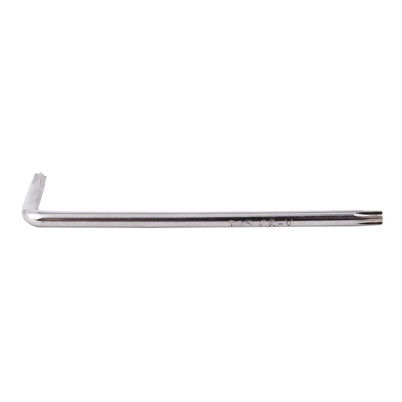 

3X Long Arm Tamper Proof Torx Star Key Wrench Silver, T25 100Mm