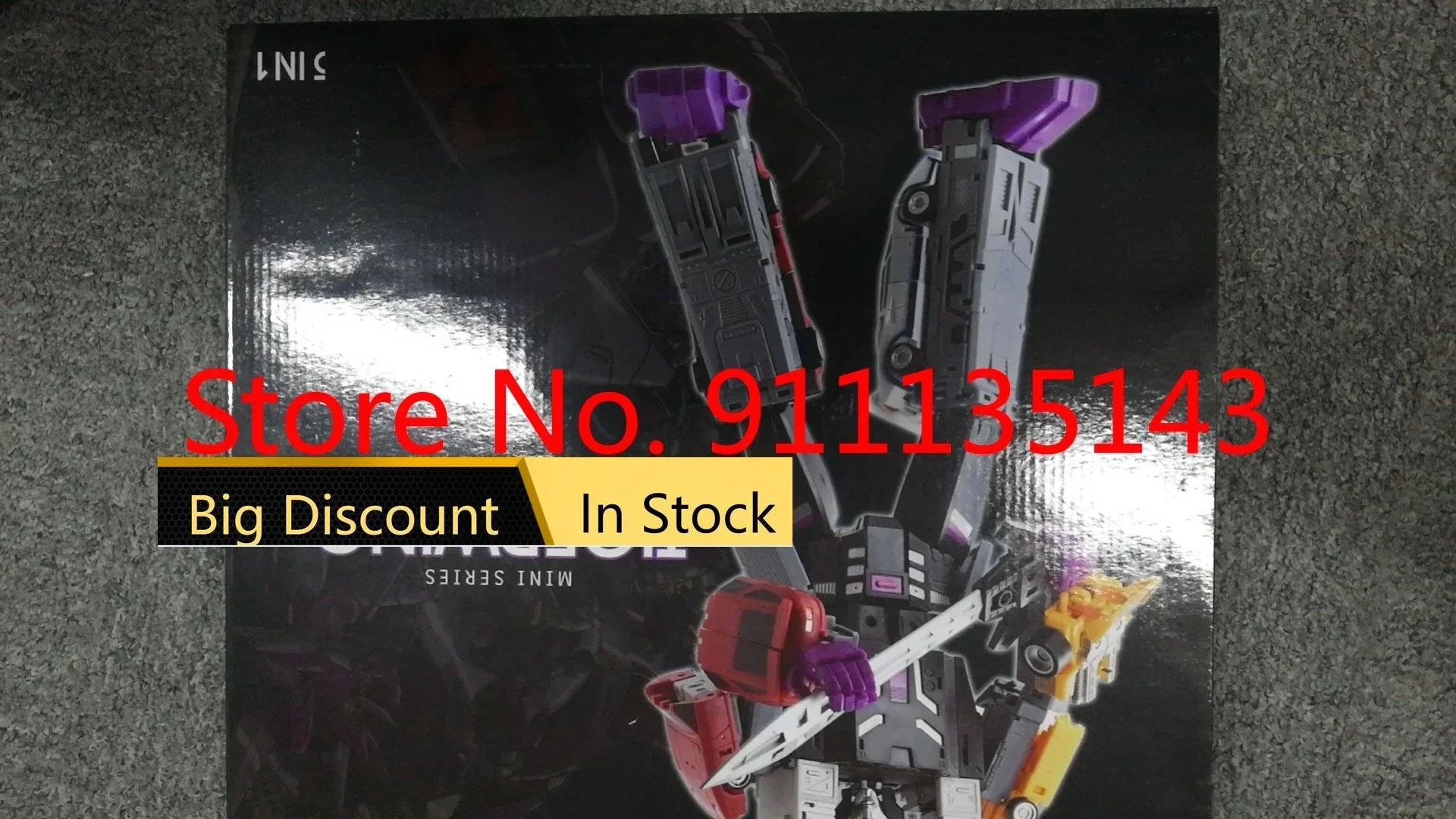 Фото Mhz Toys Mh-Mini07 Menasor Tigerwing 5 в 1 наборе в наличии №4