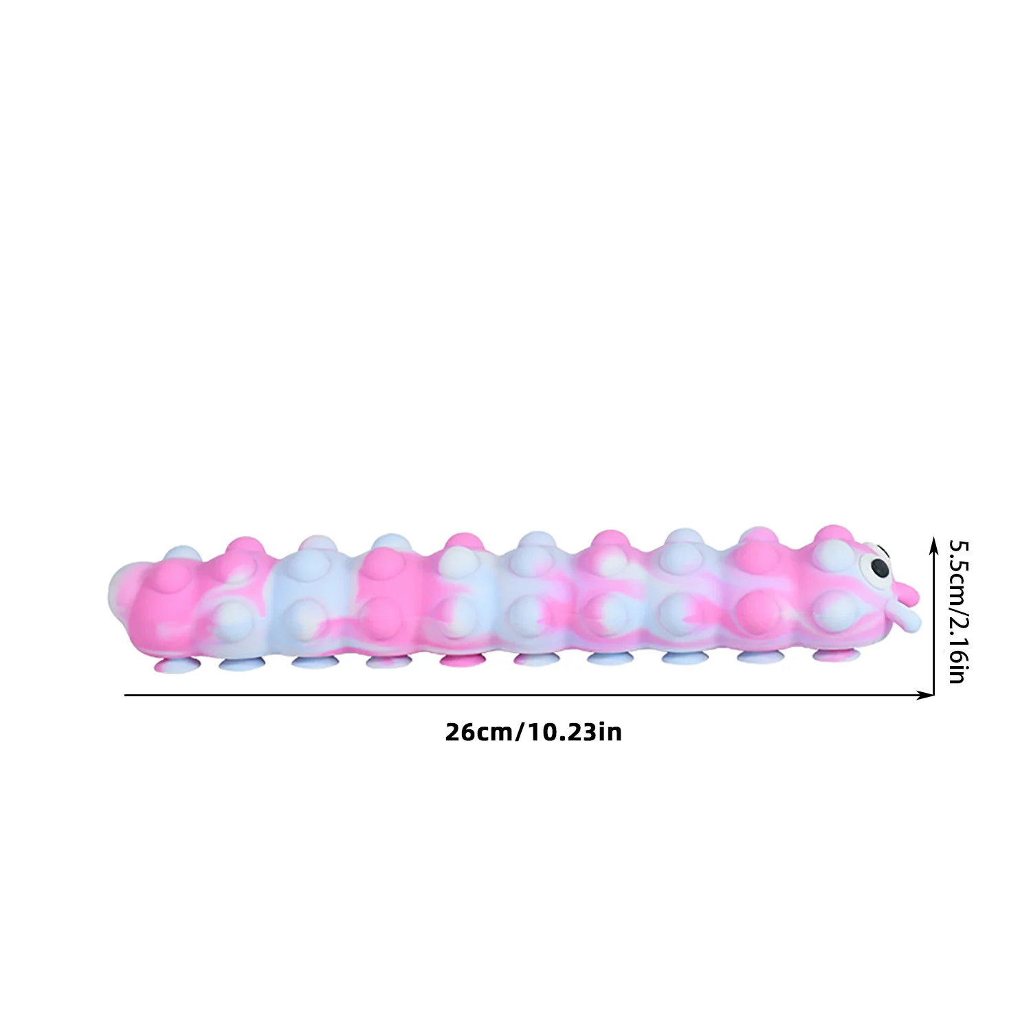 Silicone caterpillar suction cup for venting toys, bubble rebound, pinching for children's puzzle 2