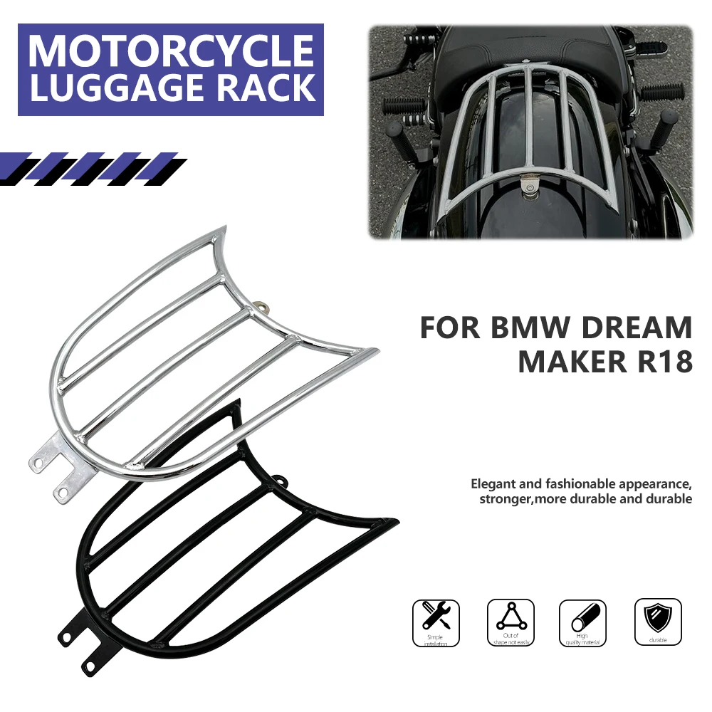 

Motorcycle Accessories for BMW Dream Maker R18 R 18 Sissy Luggage Carrier Rear Seat Shelf Cargo Rack Support Frame