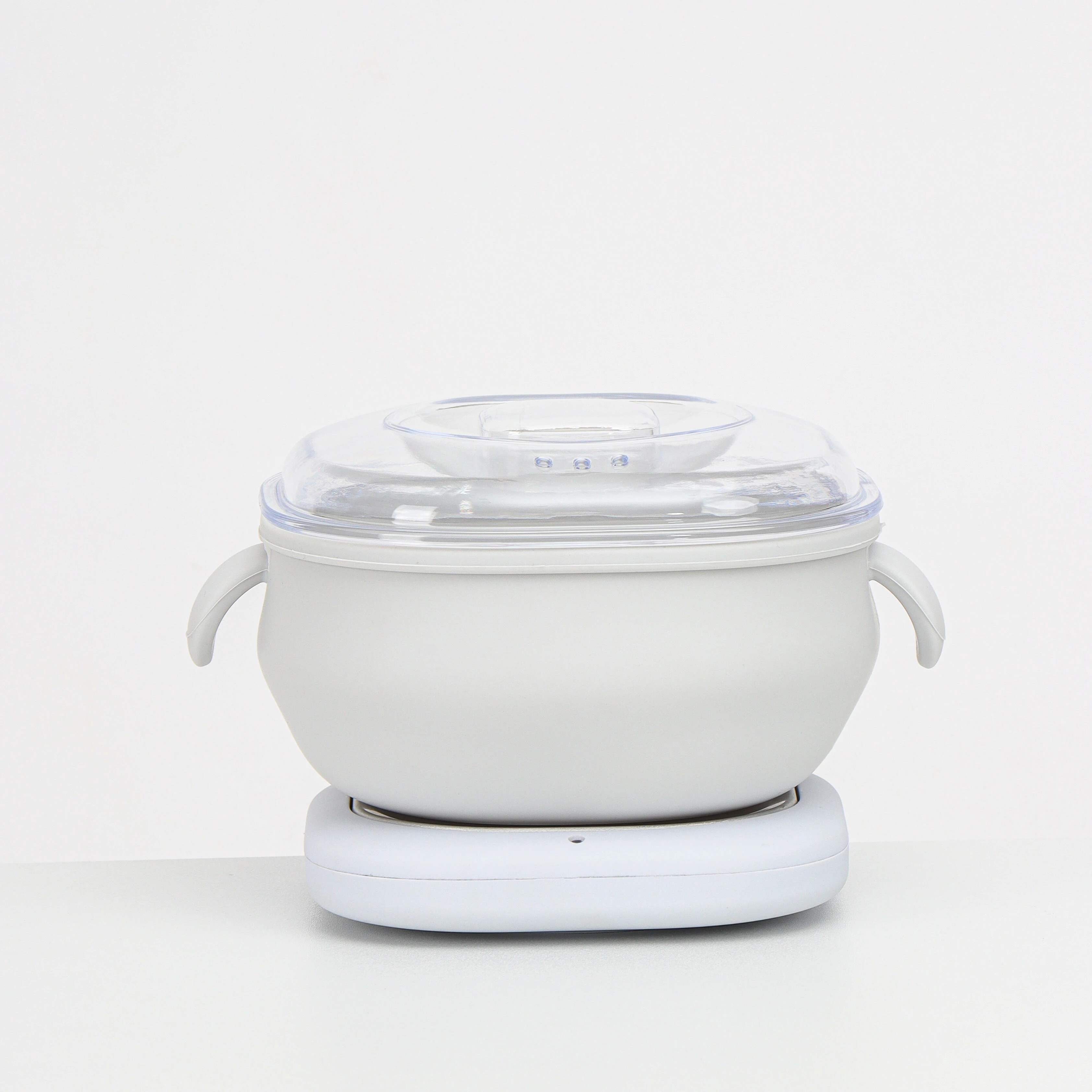 Professional Portable Mini Silicone Waxing Bowl Foldable Manual Wax Heater with Pro-Wax Warmer Body Hair Removal It Plugs Type