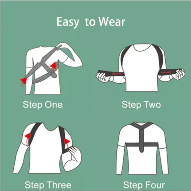 Adjustable Posture Corrector Back Support Brace for Men & Women Comfortable Invisible Wearable for Office Gym Outdoor Activities 6