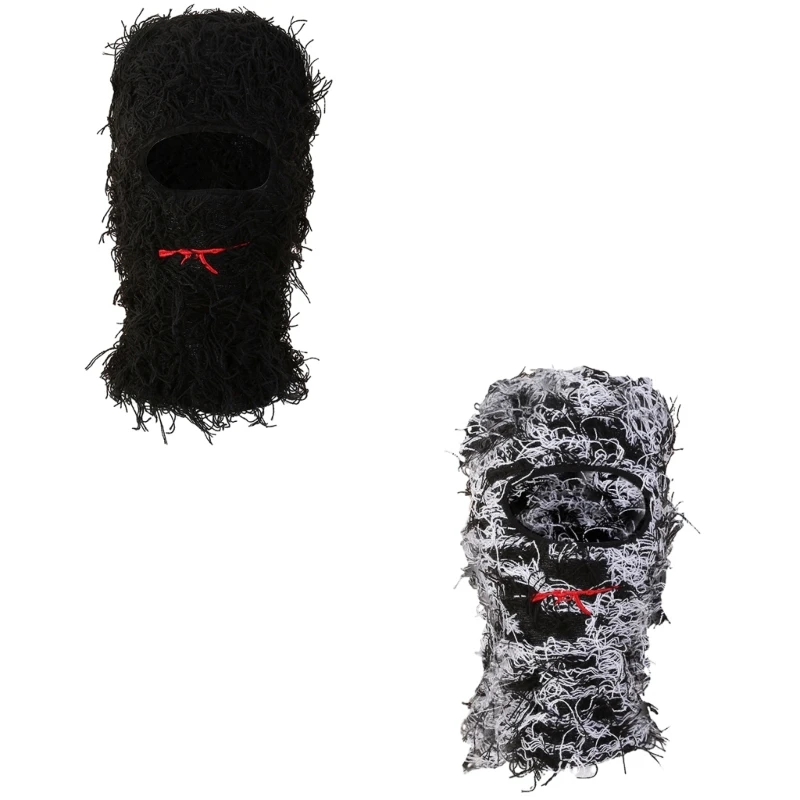 

Popular Female Balaclava Cap Knitting Beanie Hat Adult Unisex Winter Warm Hat