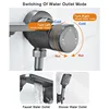 Wall Mounted Grey Waterfall Shower Set Bathtub Shower Faucet Brass Split Hot & Cold Mix Faucet Small Bathroom Shower Set 2